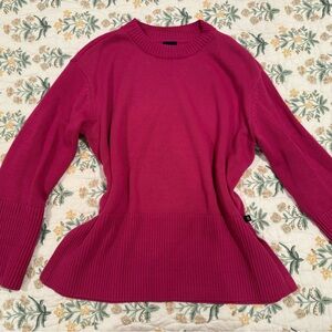 GAP Women's Fuchsia Crew Neck Sweater